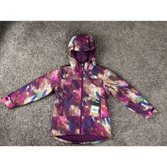 THE NORTH FACE Girls' Freedom‎ Insulated Jacket, Boysenberry Paint Size Large 12 - Picture 1 of 7